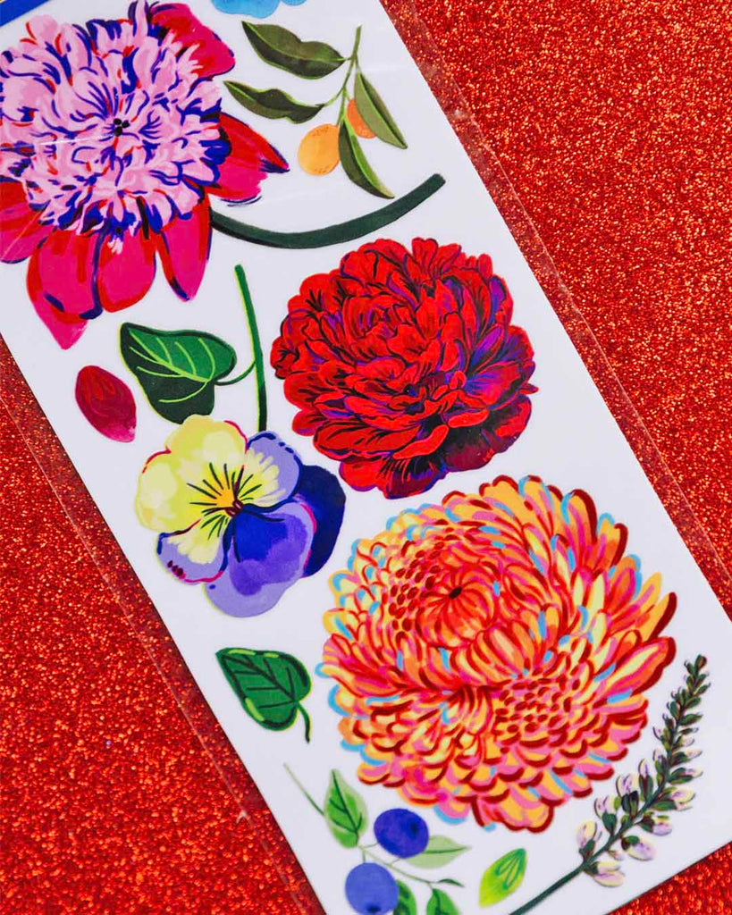 Stickers Transferibles Flores 3