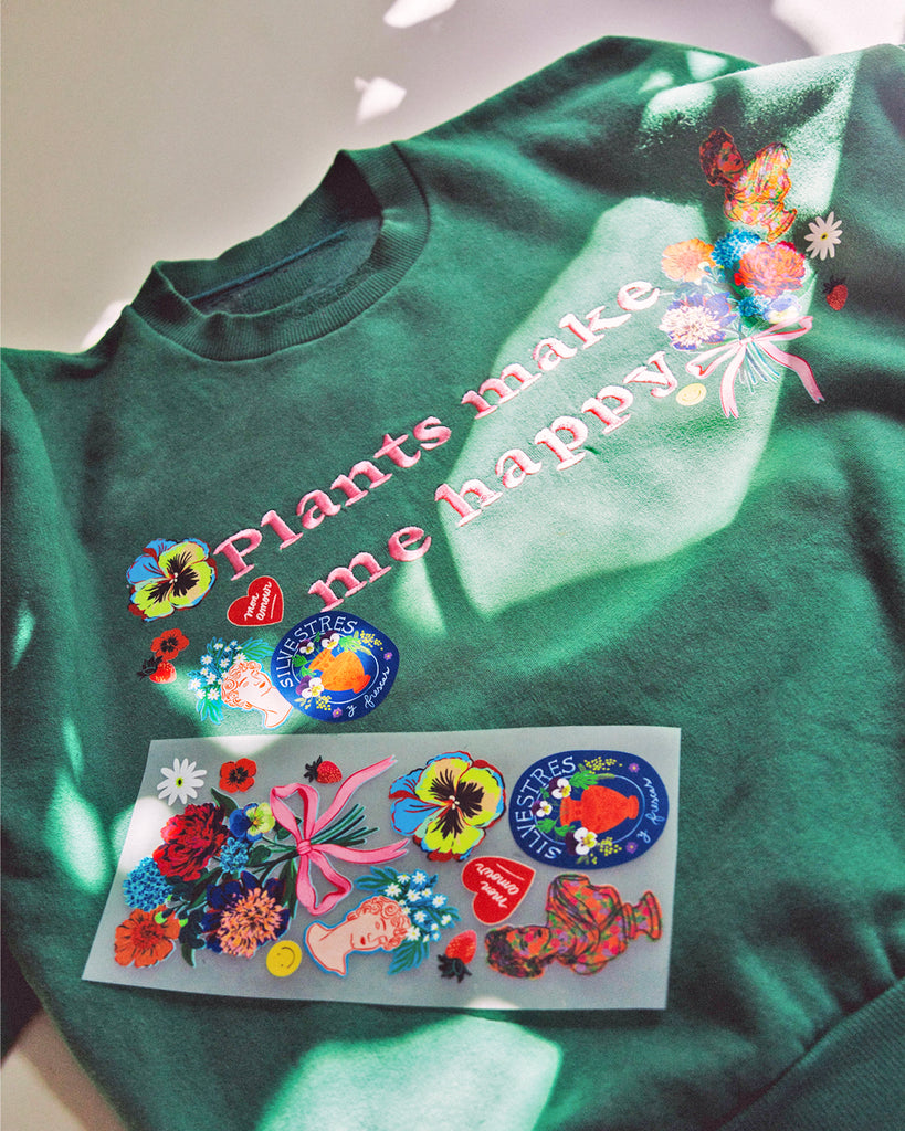 Parches para tela flores