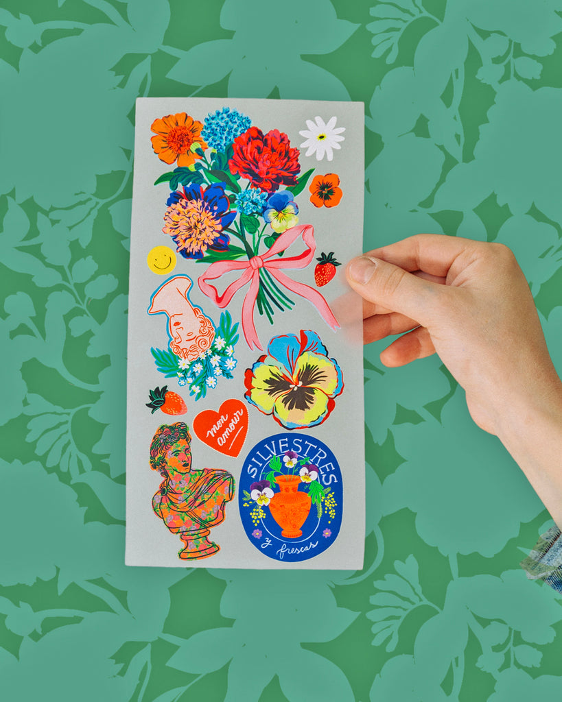 Parches para tela flores