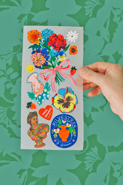 Parches para tela flores