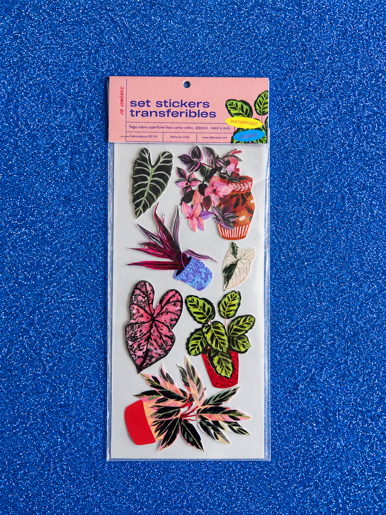 Stickers Transferibles Plantitas