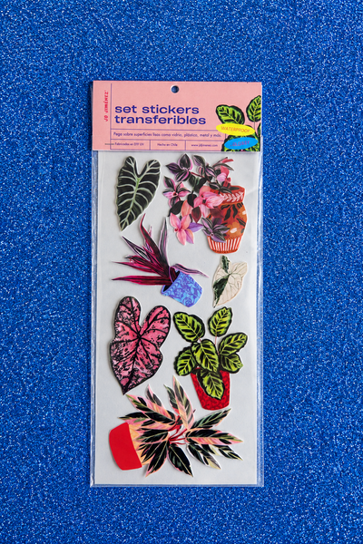 Stickers Transferibles Plantitas