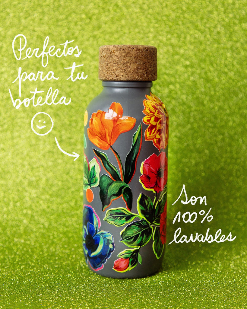 Stickers Transferibles Flores 1