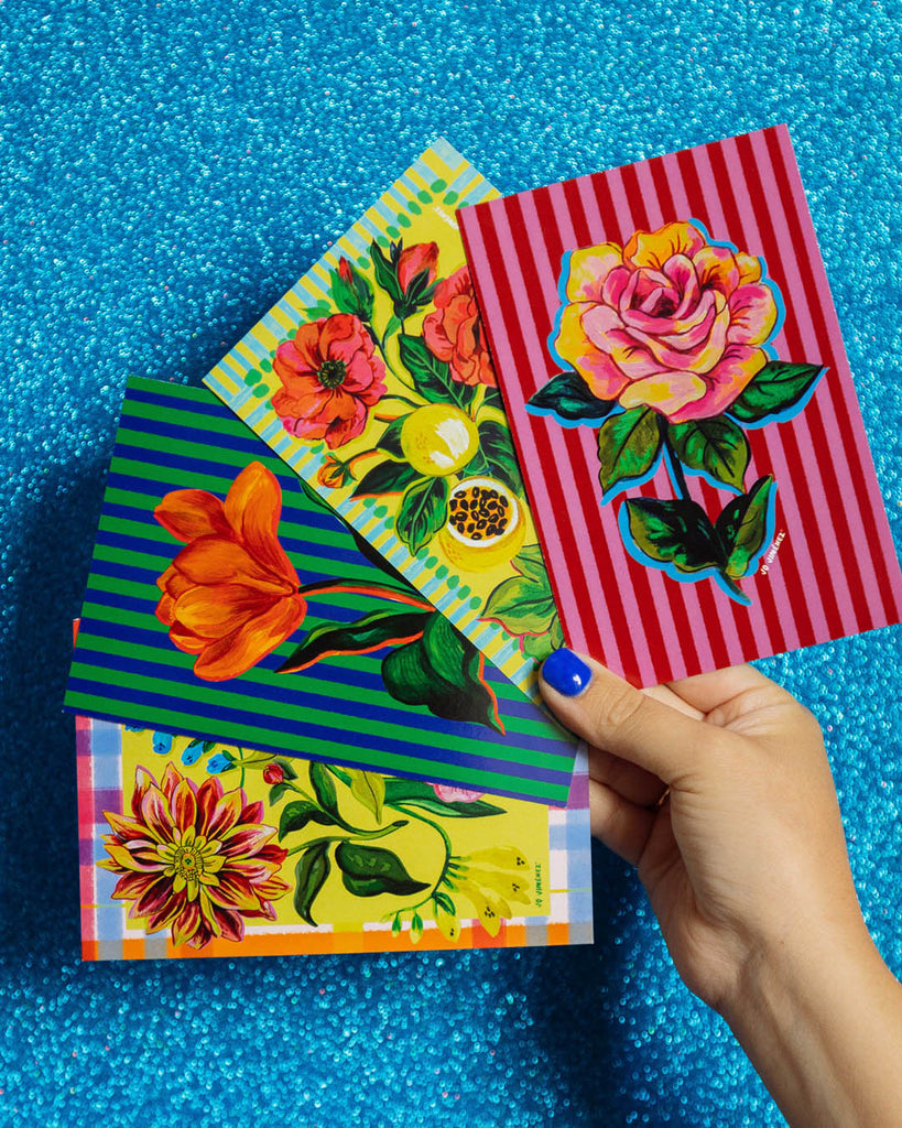 Set de 4 tarjetas Mix&Match