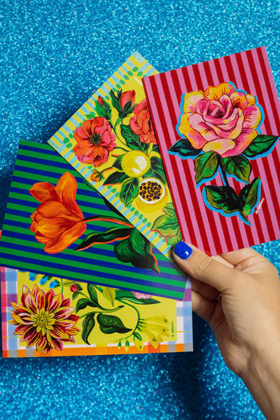 Set de 4 tarjetas Mix&Match